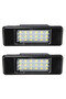 2X For Peugeot 106 207 307 308 406 407 508 For CITROEN C3 C4 C5 C6 C8 Car 18LED SMD License Numbe... - 7