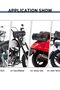 حقيبة أدوات شوكة أمامية للدراجات النارية حقيبة مقود عالمية مناسبة لـ Harley Sportster Kawasaki Yamaha D... - 7