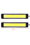 2 Pieces COB Super Bright Bendable Fog Lamp 2pcs Flexible Reversing Lamp LED Car DRL Daytime Running - 5