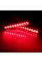 Red ANGRONG 1 Pair LED High Mount Level Third Brake Stop Light For VW T5 T6 Transporter Caravelle 03 - 4
