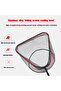 50X65cm Aluminum Alloy Coated Fish Landing Net Foldable Telescopic Sea Fly Fishing Net Floating Fi. - 4