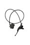 Left Hand Rear Handle Bar 150cm Lever Hydraulic Disc Brake 158mm Fit For ATV Electric Quad Bike G...