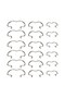 Transmission Oil Cooler Line Clips 18x 800-801 Quick Connector Clips Durable Replacement Parts ... - 2