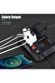 12V to 24V Overload Protection ON/OFF Switch 4 AC Sockets DC 12V to AC 220V Converter Outlets Car In - 6