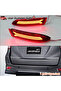 2PCS For Toyota Avanza 2015 2016 2017 2-in-1 Functions 12V Car LED Rear Fog Lamp Bumper Light Aut...