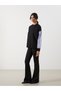Trendlucky Women's Spanish Leg Pants with Elastic Waist and Difference in Length