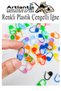 250 Colorful Plastic Safety Pins - 1 Pack Knitting Separator, Fixer B - 5