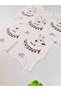 5-Pack 100% Organic Cotton Ribbed Combed Cotton Mother's Little Lamb Baby Bodysuit - 5