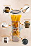 48-Piece Labeled Lux Airtight Food and Spice Storage Container Set with Spoon, Anthracite - 7