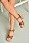 U 996251509   Tan Platform Thick Heeled Women's Shoes - 2