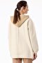 Camel Knitwear Coat - Double Collar Detail - 4