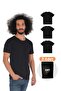 Men's 3-Piece Slim Fit Crew Neck Short Sleeve T-Shirt - 5