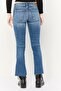 Women Super Skinny Fit Washed Denim , Blue - 4