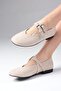 Daria Beige Color Women's Ballerinas - 6