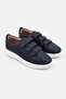 Women Rally Quick Velcro Closure Casual Shoes, Navy