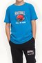 Football Fame Printed Boys' Short Sleeve Bottom-Top Suit - 5