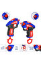 Kids Manual Mini Bullet Toygun wt 10 Soft Bullets-Pack of 2-Blue - 4