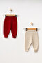 Button Detailed Baby Girl 2-Piece Knitwear Bottom 4040