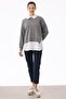 Beaded shirt detailed tunic gray - 3