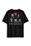 Horror Movie Friends Halloween Halloween Front and Back Printed Oversize T-Shirt Unisex T-Shirt - 2