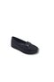 132 Women's Black Shimmery Stone Wedge Heel Shoes - 4