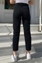 Lya Hsn Clara Mary Sahara Star Black Fade-Resistant Mom Jean Women's Boyfriend High Waist New - 2