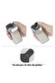 2-Tab 8-Jar Spice Container Set with Holding Rack - 2