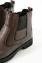 Genuine Leather Zippered Brown Boots - 4