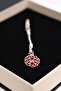 Trabzon Handwork Hand Knitted Kazaz Red White Imame Tassel - 3