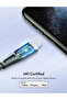 كابل Ravpower RP-CB1018 Type-C إلى Lightning بطول 2 متر من النايلون باللون الأسود - 7