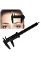 Black Symmetry Measuring Ruler Caliper - Gold Ratio Eyebrow Tattoo Makeup