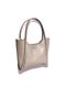 Original Large Volume Stainless Zippered Luxury Soft Leather Double Handle Large Women's Bag - 8