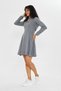 Women's Smoked Color Hooded Bolero Volenes Zero Sleeve Dress Suit - 9