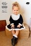 Black Velvet Neckline Skirt and Sleeve Lace Baby Girl Dress-Lia - 3