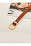 Women's Belt with Gold Bridge Buckle, Jacket Belt, Trouser Belt, Dress Belt, - 6