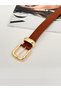 Women's Belt with Gold Bridge Buckle, Jacket Belt, Trouser Belt, Dress Belt, - 3