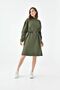 Women's Three-Yarn Sweat Dress Khaki