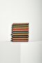 Cortex Slim Buttero Tan Genuine Leather Compartmented Card Holder with Slide Mechanism - 2