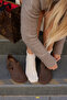Oxford Genuine Leather Cork Sole Orthopedic Unisex Shoes - 5