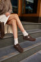Oxford Genuine Leather Cork Sole Orthopedic Unisex Shoes - 4