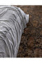 Rochelle King Size 100% Cotton Printed Satin Bed Sheet Pieces Duvet Cover Set - Gray - 5