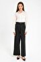 Women's High Waist Pleated Striped Trousers - 2