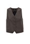Women's Striped Button Closure Vest - 6