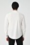 Men's judge collar long sleeve slim fit shirt - 5