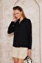 Women's Pompom Slim Fit Long Sleeve Shirt Powder 3621275 - 7