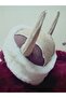 Special Production Genuine Wolf Kıpçak Börk Kalpak Hat, Mink Leather Hat Kalpak - 8