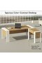 Moderno A01 L-Shaped Workstation Executive Desk with 2 Drawers for Office-Light Imperia - 4