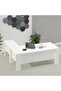 Moderno A01 L-Shaped Workstation Executive Desk with 2 Drawers for Office-White - 3