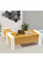 Moderno A01 L-Shaped Workstation Executive Desk with 2 Drawers for Office-Light Walnut - 3