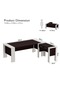 Moderno A01 L-Shaped Workstation Executive Desk with 2 Drawers for Office-Dark Walnut - 2